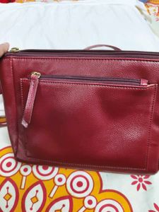 Maroon Crossbody Handbag