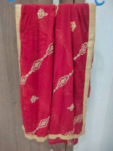 Embroidered Maroon Sharara Suit