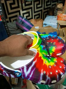 Crocs Berry Tie Dye Clog, Unisex Adult Clogs