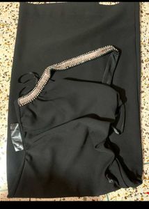 Elegant Black One-Shoulder Dress