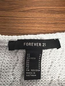 White Cable Knit Tank Top