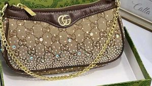 Gucci Rhinestone Shoulder Bag PARTY WEAR WITH BOX