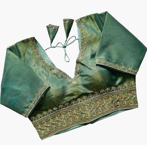 Embroidered Silk Blouse