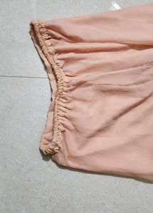 Peach color Flared palazzo