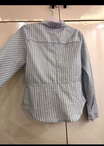 Chic Striped Button-Down Shirt