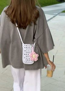 Crochet Flower Phone Bag