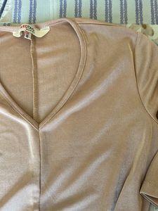 Nude Crop Top With Cross Pattern ♨️