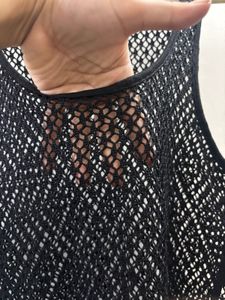H&amp;M Black Crochet Tank Top