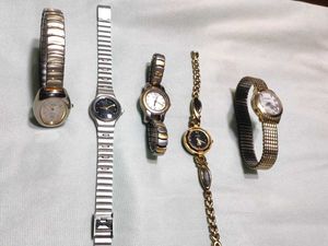Lot of 5 Women's Fashion non working Watches