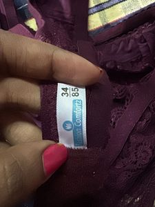 unused Elegant Lace Bra and Panty Set