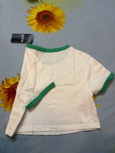 SHEIN NYC '96 Cropped T-Shirt