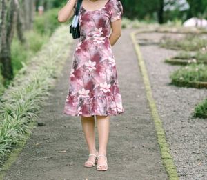 Floral Print Midi Dress