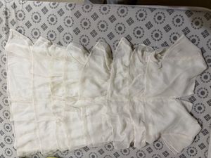 Korean Elegant White Tiered Dress