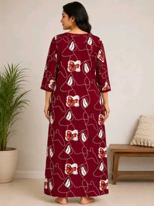 Comfortable Printed Nightgown