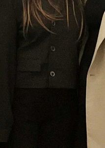 Zara Cropped Black Blazer