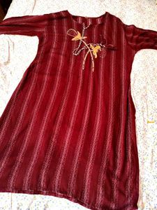 new  Silk Saree with  kurti set