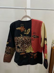 Embroidered Patchwork Floral  Motifs Blazer