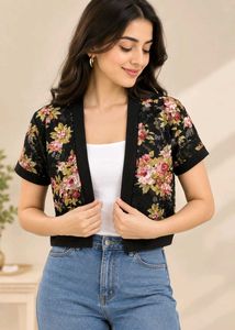 Floral Lace Shrug