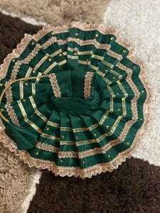 Elegant Teal Laddu gopal  dress 1 Set