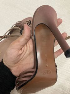 Zara brown heels