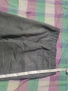 Gray Cropped Trousers