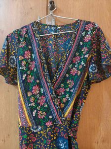 Floral Wrap Dress