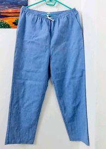 Light Blue Casual Pants