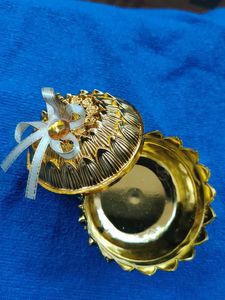 Decorative Golden Potli Box for jewellery storage