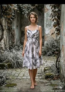 Bohemian Floral Print Summer Dress