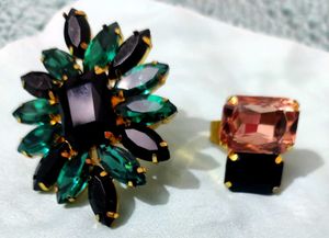 Statement Cocktail Rings - Set of 2✨🆕✨