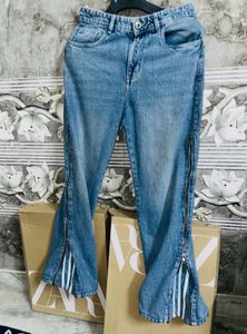 off duty zipper jeans