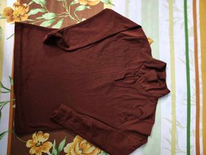 Chic Maroon Long Sleeve Top