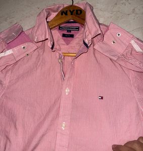 Tommy Hilfiger Pink Striped Shirt