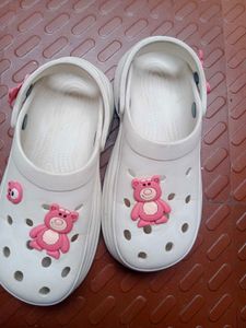 Cute White Bear Clogs