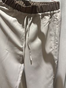 Chic Beige Wide-Leg Pants – XS