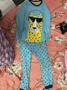 Cute Leopard Print Pajama Set