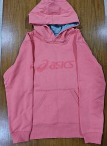 Pink Asics Hoodie