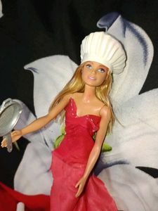 Barbie Doll in Red Dress Beautiful Dol