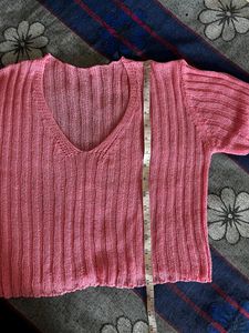 Pink Crop Tee