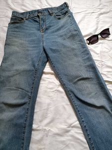 Straight fit denim jeans