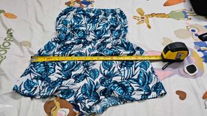 H&amp;M Off-Shoulder Tropical Print Romper