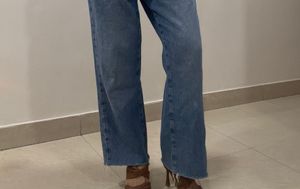 Zara High Rise Denim Jeans