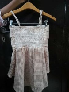 Cute Gingham Twist Front Top