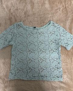 Floral Lace Short Sleeve Top