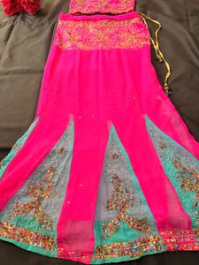 Stunning Pink Lehenga Choli Set