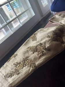 Off shoulder Ethnic Gown