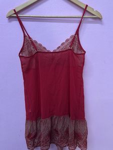 Red Lace  Top