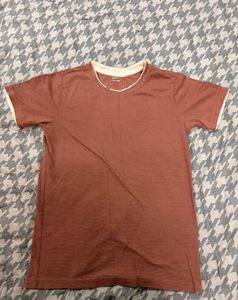 Terracotta Striped T-Shirt