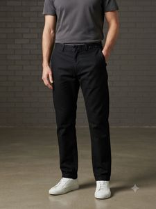 Classic Black Chinos for Men