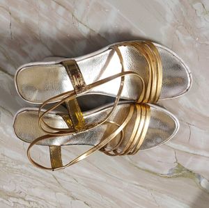 Women Golden Heels